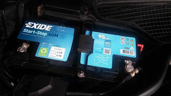 【台北】MERCEDES BENZ賓士 S-Class S63 AMG W221 2008年 原廠電瓶 德製VARTA華達 AGM 95AH 850A(EN) 更換 汽車電池 法製EXIDE埃克塞德 AGM EK950 95AH 850A(EN)