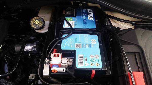 【台北】MERCEDES BENZ賓士 B-Class B180 W246 2013年 原廠電瓶 BENZ AGM 80AH 800A(EN) 更換 汽車電池 法製EXIDE埃克塞德 AGM EK800 80AH 800A(EN)