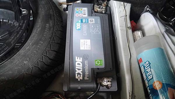 【台北】MERCEDES BENZ賓士 C-Class Sedan C200 K W202 1999年 原車電瓶 德製VARTA華達 銀合金 H3 100AH 800A(EN) 更換 汽車電池 法製EXIDE埃克塞德 碳合金 EA1000 100AH 900A(EN)