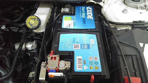 【台北】MERCEDES BENZ賓士 A-Class A180 W176 2014年 原廠電瓶 BENZ AGM 80AH 800A(EN) 更換 汽車電池 法製EXIDE埃克塞德 AGM EK800 80AH 800A(EN)