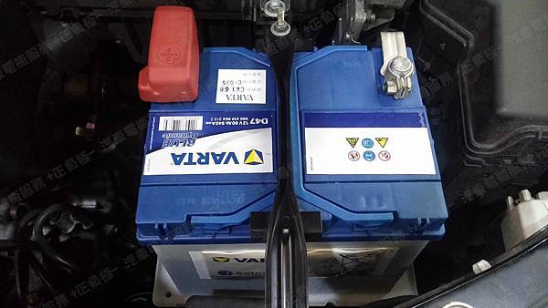 【台北】TOYOTA豐田 CAMRY 2.4 2011年 汽車電瓶 原車 台製YUASA湯淺 75D23L-CMF 65AH 465A 更換 德製VARTA華達 銀合金 D47 60AH 540A(EN)