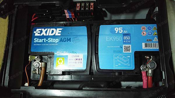 【台北】MERCEDES BENZ賓士 M-Class ML350 W164 2008年 汽車電瓶 原廠 BENZ AGM 95AH 850A(EN) 更換 法製EXIDE埃克塞德 AGM EK950 95AH 850A(EN) 【到府安裝】