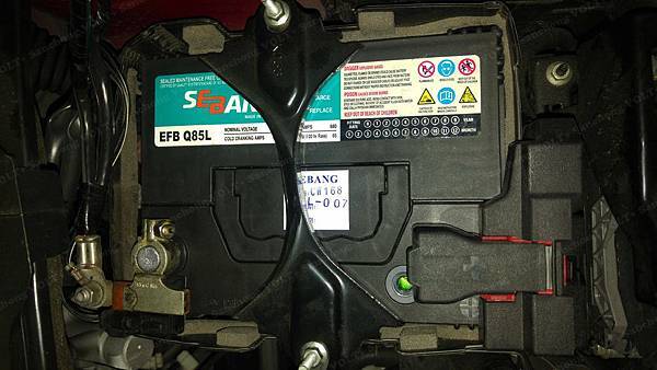 【台北】MAZDA馬自達 CX-5 2.0 SKYACTIV 2014年 汽車電瓶 原廠 日製GS YUASA EFB Q85 52AH 550A 更換 韓製SEBANG世邦 EFB Q85L 65AH 700A