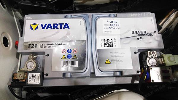 【台北】MERCEDES BENZ賓士 GLK-Class GLK350 X204 2014年 汽車電瓶 原廠 德製VARTA華達 AGM 80AH 800A(EN) 更換 德國VARTA華達 德國廠 AGM F21 80AH 800A(EN)