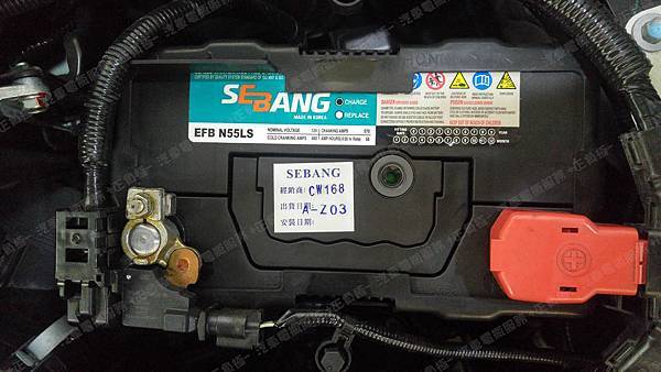 【台北】HONDA本田 CR-V MK4四代 2016年 汽車電瓶 原廠 台製YUASA湯淺 55B24L(S)-MF 加水式 45AH 320A 更換 韓製SEBANG世邦 EFB N55LS 55AH 500A