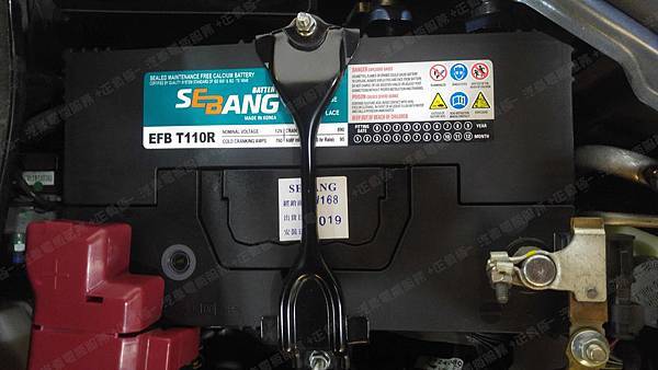 【台北】LUXGEN納智捷 M7 TURBO ECO HYPER 2015年 汽車電瓶 原廠 台製YUASA湯淺 EIS S-85R 加水式 68AH 600A 更換 韓製SEBANG世邦 EFB T110R 95AH 900A
