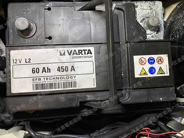 【台北】HONDA本田 Civic喜美 Type-R FK2 MK9九代 2016年 原廠電瓶 德國VARTA華達 EFB L2 60AH 450A(EN) 更換 汽車電池 德國VARTA華達 韓國廠 EFB LN2 60AH 560A(EN) 【到府安裝】