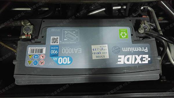 【台北】PORSCHE保時捷 Carrera 911 Targa 997型 2007年 汽車電瓶 原車 法製EXIDE埃克塞德 EA1000 100AH 900A(EN) 更換 法製EXIDE埃克塞德 碳合金 EA1000 100AH 900A(EN) 【到府安裝】