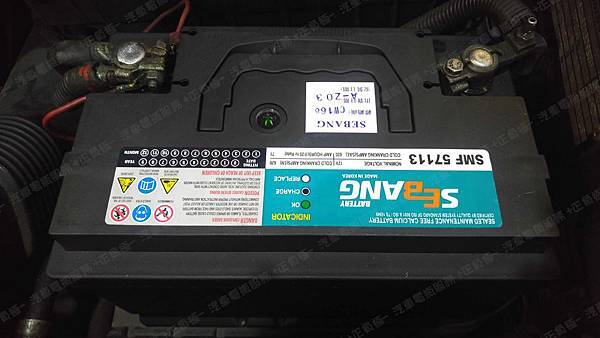【台北】VOLVO富豪 855 Estate 五門旅行車 1995年 汽車電瓶 原車 韓製GLOBAL地球牌 56830 68AH 580A 更換 韓製SEBANG世邦 57113 71AH 640A
