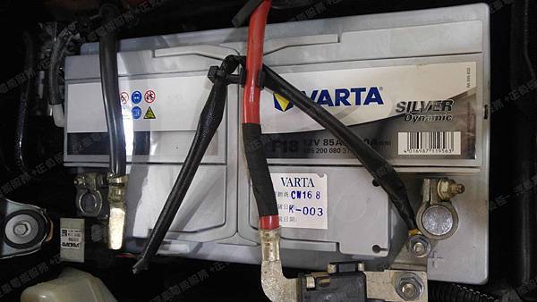 【台北】VOLVO富豪 S60 T5 2.0 2011年 汽車電瓶 原廠 VOLVO 80AH 700A(EN) 更換 德國VARTA華達 德國廠 銀合金 F18 85AH 800A(EN)