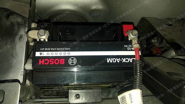 【台北】VOLVO富豪 XC60 D4 柴油版 2014年 Auxiliary battery輔助小電池 原廠 VOLVO AGM 10AH 180A(EN) 更換 日製BOSCH博世 AGM BLA-12 12AH 170A(EN)