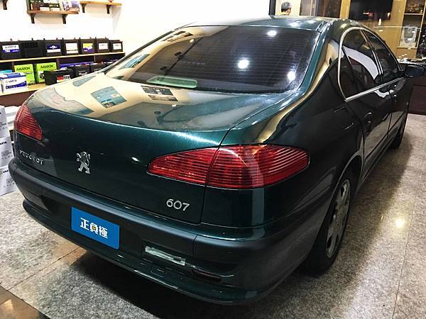 【台北】PEUGEOT標緻 607 3.0 V6 2002年 汽車電瓶 原廠 60AH 640A(EN) 更換 德國VARTA華達 德國廠 銀合金 D15 63AH 610A(EN)