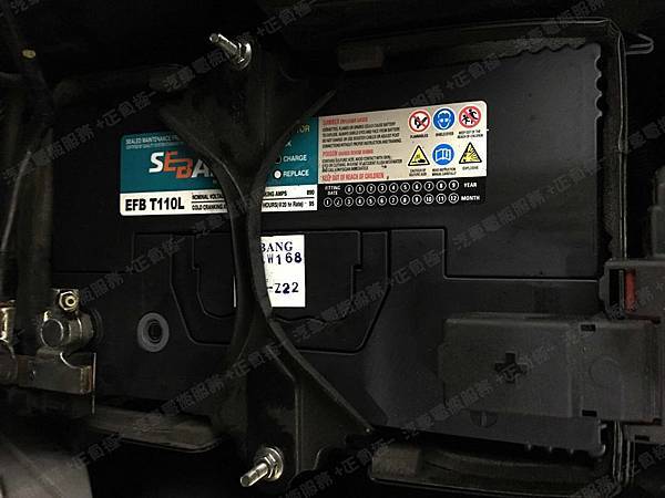 【台北】MAZDA馬自達 CX-5 2.2 Skyactiv-D 柴油版 2016年 汽車電瓶 原廠 日製GS YUASA EFB T110 80AH 782A 更換 韓製SEBANG世邦 EFB T110L 95AH 900A