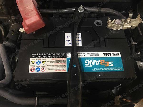 【台北】TOYOTA豐田 PREVIA 2.4 2015年 汽車電瓶 原廠 日製Panasonic國際 55D23L-MF 加水式 60AH 356A 更換 韓製SEBANG世邦 EFB S95L 70AH 700A