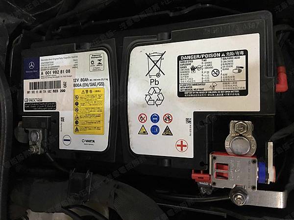 【台北】MERCEDES BENZ賓士 GLA-Class GLA200 CDI AMG 4MATIC X156 2015年 汽車電瓶 原廠 德製VARTA華達 AGM 80AH 800A(EN) 更換 德國VARTA華達 德國廠 AGM F21 80AH 800A(EN)