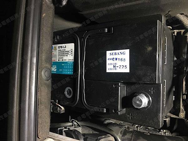 【台北】PEUGEOT標緻 3008 1.6 e-HDi 柴油版 2015年 汽車電瓶 原廠 德製VARTA華達 AGM 70AH 760A(EN) 更換 義大利FIAMM非凡 AGM VR760 70AH 760A(EN)