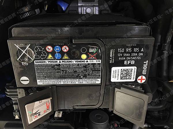 【台北】SKODA斯柯達 Rapid Spaceback 1.4 TSI Style 2016年 汽車電瓶 原廠 MOLL莫爾 EFB 59AH 640A(EN) 更換 德國VARTA華達 德國廠 EFB D53 60AH 560A(EN)