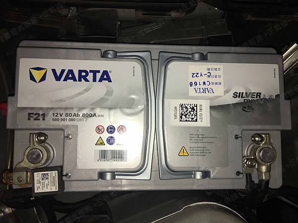 【台北】MERCEDES BENZ賓士 C-Class Estate C300 Avantgarde S204 2011年 汽車電瓶 原廠 BENZ AGM 80AH 800A(EN) 更換 德國VARTA華達 德國廠 AGM F21 80AH 800A(EN) 【外出更換】