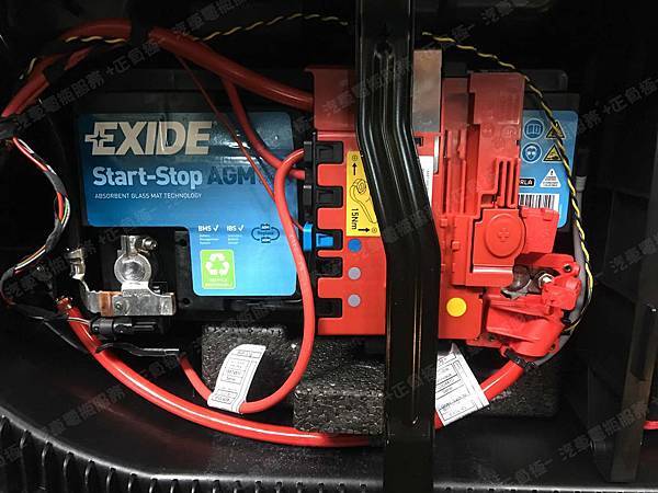 【台北】BMW寶馬 X1 sDrive18i 汽油版 E84 2015年 汽車電瓶 原廠 德製VARTA華達 AGM 80AH 800A(EN) 更換 法製EXIDE埃克塞德 AGM EK800 80AH 800A(EN)