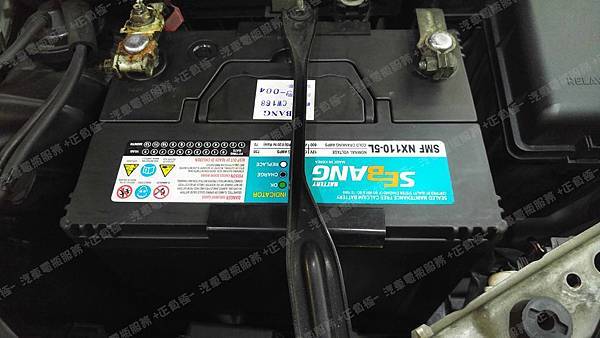 【台北】LEXUS凌志 ES330 2003年 原車電瓶 台製YUASA湯淺 80D26L-SMF 70AH 490A 更換 汽車電池 韓國SEBANG世邦 80D26L/NX110-5L 70AH 600A 20161212_134751