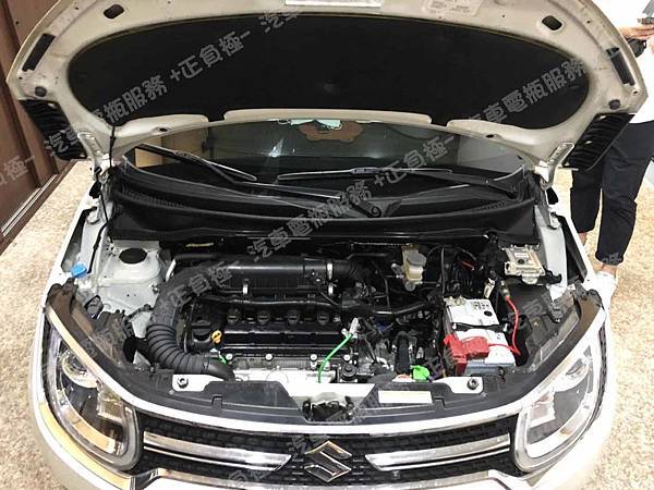 【台北】SUZUKI鈴木 IGNIS 1.2 GLX 2019年 原廠電瓶 日製GS YUASA 46B24L 加水式 45AH 325A 更換 汽車電池 德國VARTA華達 EFB N55L/80B24L 55AH 500A IMG_5118
