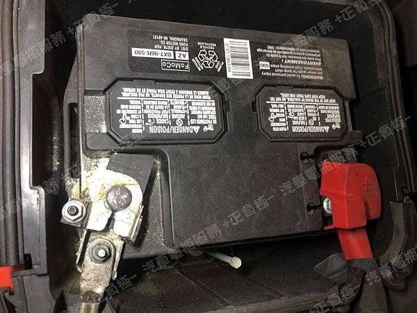 【台北】FORD福特 Mustang 野馬 2.3 EcoBoost MK6六代 2016年 原廠電瓶 美製Motorcraft BXT-96R 590A 更換 汽車電池 德製VARTA華達 銀合金 D21 61AH 600A(EN) IMG_6861