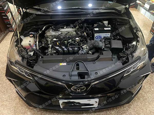 【台北】TOYOTA豐田 NEW COROLLA ALTIS MK12十二代 2019年 原廠電瓶 台製GS統力 345LN1-MF 45AH 286A(EN) 更換 汽車電池 德製VARTA華達 銀合金 C6 52AH 520A(EN) IMG_9474