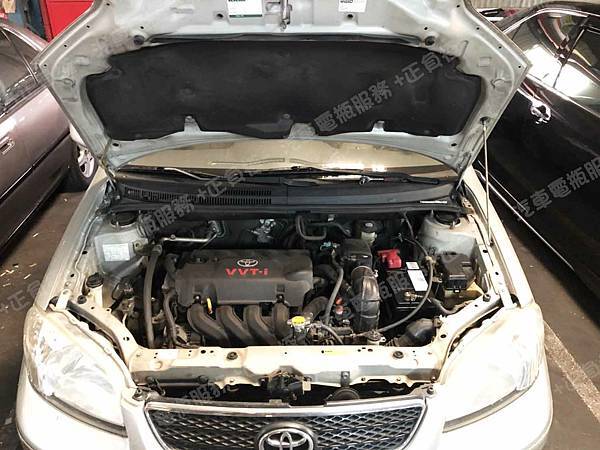【台北】TOYOTA豐田 VIOS 1.5 2004年 原車電瓶 台製GS統力 55B24RS-MFZ 45AH 295A 更換 汽車電池 台灣 鐵力能源 磷酸鋰鐵電池 EFB LT-B0014RS 500A 【外出更換】 IMG_0236