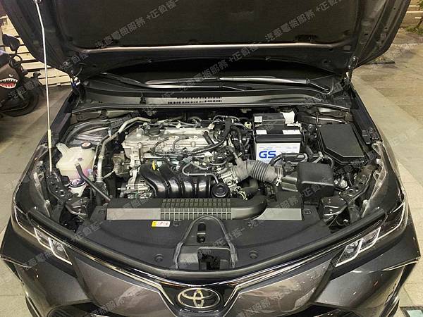 【台北】TOYOTA豐田 NEW COROLLA ALTIS MK12十二代 2019年 原廠電瓶 台製GS統力 345LN1-MF 45AH 286A(EN) 更換 汽車電池 德製VARTA華達 銀合金 C6 52AH 520A(EN) IMG_0513