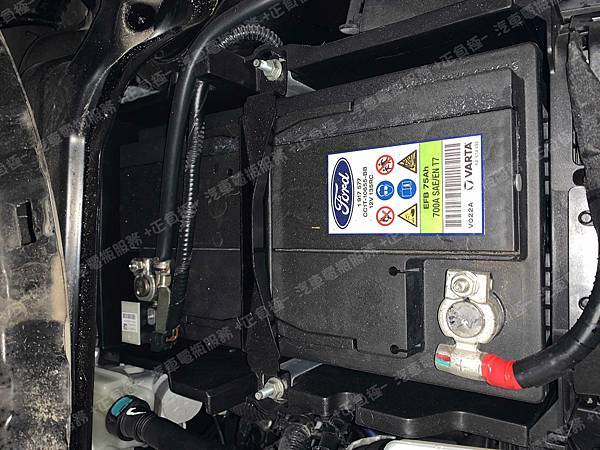 【台北】FORD福特 Kuga EcoBoost 245 CP360 2019年 原廠電瓶 VARTA華達 EFB 75AH 700A(EN) 更換 汽車電池 德國MOLL莫爾 EFB 82075 75AH 760A(EN) 【到府安裝】 IMG_0556