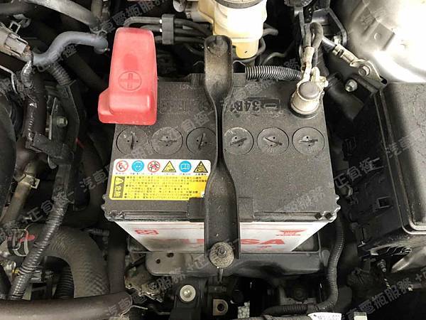 【台北】TOYOTA豐田 Vios 1.5 2018年 原廠電瓶 台製YUASA湯淺 34B19LS-MF 加水式 33AH 240A 更換 汽車電池 印度POWER ZONE 銀合金 66B24LS 50AH 580A 【到府安裝】 IMG_1126