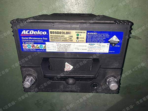 【台北】TOYOTA豐田 CAMRY 2.0 2016年 原車電瓶 韓國ACDelco S55D23LBH 60AH 500A 更換 汽車電池 台灣 鐵力能源 磷酸鋰鐵電池 EFB LT-B0011L / 90D23L 700CCA IMG_1602