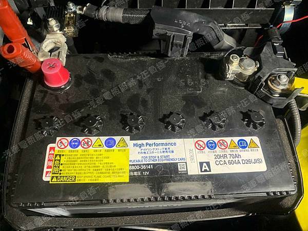 【台北】TOYOTA豐田 Alphard Executive Lounge 3.5 2020年 原廠電瓶 EFB S-95 D26(JIS) 70AH 604A 更換 汽車電池 台灣 鐵力能源 磷酸鋰鐵電池 EFB LT-B0012L / 100D26L 800CCA IMG_1985