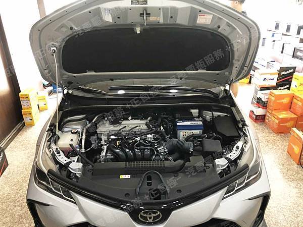 【台北】TOYOTA豐田 NEW COROLLA ALTIS MK12十二代 2019年 原廠電瓶 台製GS統力 345LN1-MF 45AH 286A(EN) 更換 汽車電池 德國VARTA華達 德國廠 銀合金 B18 44AH 440A(EN) IMG_2312