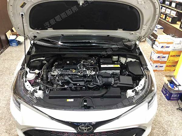 【台北】TOYOTA豐田 Auris 2.0 2020年 原廠電瓶 日製GS YUASA 355LN2-MF 60AH 360A(EN) 更換 汽車電池 韓國INDIGO 鈣合金 56219 62AH 520A(EN) IMG_2598