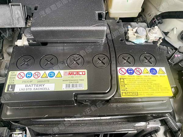 【台北】TOYOTA豐田 C-HR 1.2 Turbo 2019年 原廠電瓶 土耳其MUTLU EFB 370LN2-MF 60AH 520A ...