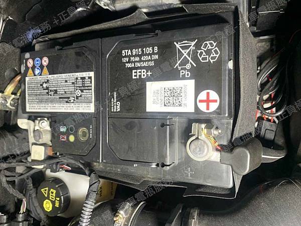 【台北】VOLKSWAGEN福斯 Arteon Fastback 330 TSI 2021年 原廠電瓶 德國MOLL莫爾 EFB+ 70AH 700A(EN) 更換 汽車電池 德國MOLL莫爾 EFB 82070 70AH 760A(EN) 【到府安裝】 IMG_5819