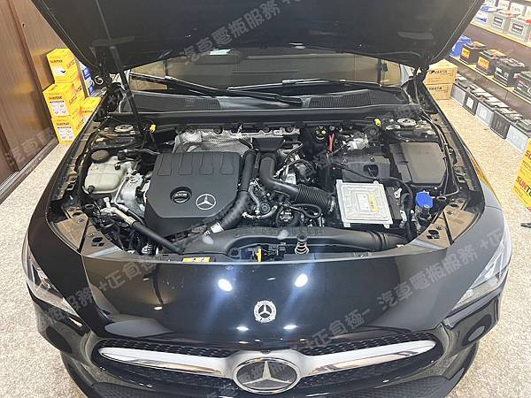 【台北】MERCEDES BENZ賓士 CLA-Class CLA200 C118 2021年 原廠電瓶 AGM 80AH 800A(EN) 更換 汽車電池 奧地利BANNER紅牛 AGM 58001 80AH 800A(EN) IMG_7684