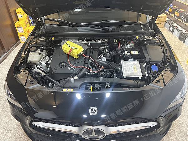 【台北】MERCEDES BENZ賓士 CLA-Class CLA200 C118 2021年 原廠電瓶 AGM 80AH 800A(EN) 更換 汽車電池 奧地利BANNER紅牛 AGM 58001 80AH 800A(EN) IMG_7682