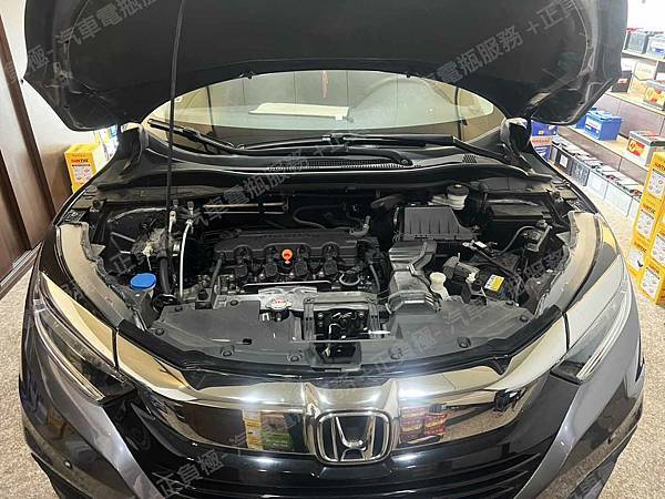 【台北】HONDA本田 HR-V 1.8 VTi-S 2021年 原廠電瓶 55B24L(S)-MF 加水式 45AH 320A 更換 汽車電池 台灣B-Power永久電瓶 鋰鐵電池 20B24LS 20AH 520A IMG_8475