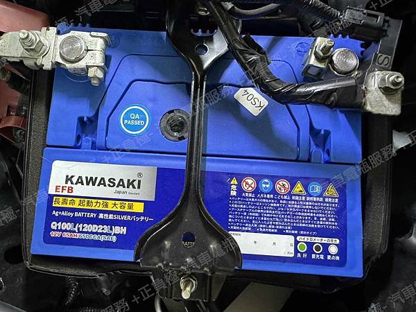 【台北】SUBARU速霸陸 Forester 2.0 i-S EyeSight 森林人 2020年 原廠電瓶 Q85 D23(JIS) STOP&START 62AH 620A 更換 汽車電池 日本KAWASAKI川崎 銀合金 EFB Q100L / 120D23L 65AH 650A IMG_8430