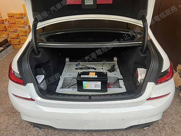 【台北】BMW寶馬 3-Series Sedan 320i M Sport G20 2020年 原廠電瓶 AGM 80AH 800A(EN) 更換 汽車電池 台灣B-Power永久電瓶 鋰鐵電池 60LN4 60AH 950A(EN) IMG_8498