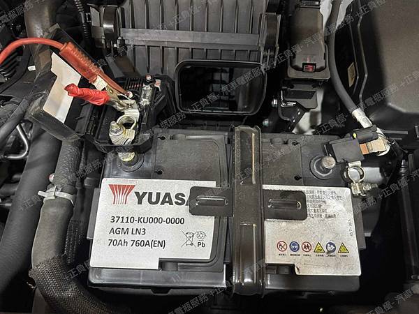 【台北】HYUNDAI現代 Custin GLT-B VIP 2023年 原廠電瓶 YUASA湯淺 37110-KU000-0000 AGM LN3 70AH 760A(EN) 更換 汽車電池 台灣B-Power永久電瓶 鋰鐵電池 50LN3 50AH 800A(EN) IMG_8331