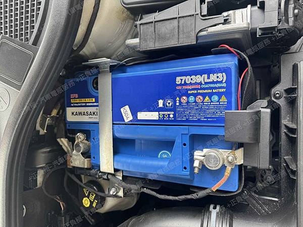 【台北】VOLKSWAGEN福斯 Golf Variant R MK8八代 2022年 原廠電瓶 AGM 68AH 680A(EN) 更換 汽車電池 日本KAWASAKI川崎 EFB 57039  70AH 760A(EN) 【到府更換】 IMG_8595