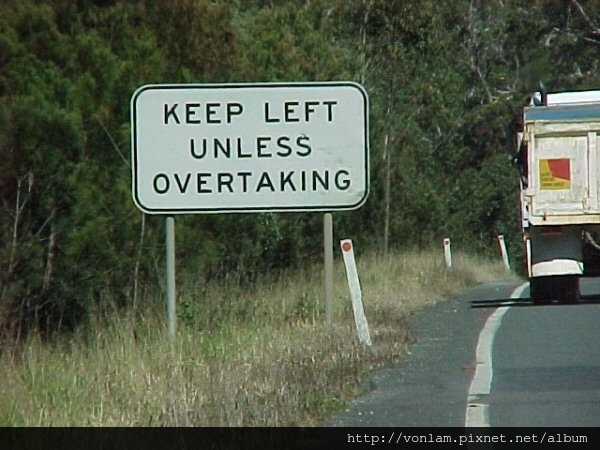 keepleftunlessovertaking