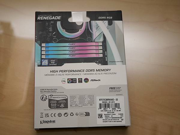 開箱 Kingston FURY™ Renegade DDR