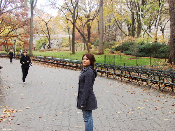 我在中央公園小小小小一角（central park 真的很大）