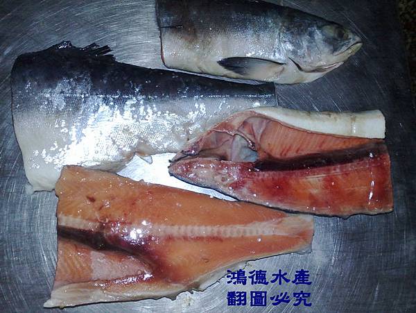 鱒鮭魚剖半