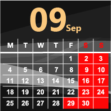 【2023.9月休假公告】 【2023.9月休假公告】