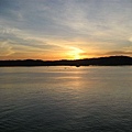 Sunset on Hudson River, NY